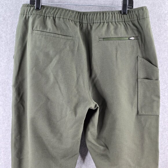 Woolly Longhaul Weekender Pants Men XL Green Drawstring Jogger Merino Wool Blend - Picture 3 of 12